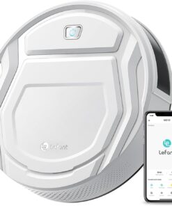 Lefant Robot Vacuum Cleaner, Strong Suction, 120 Mins Runtime, Slim, Low Noise, Automatic Self-Charging, Wi-Fi/App/Alexa Control, Ideal for Pet Hair Hard Floor and Daily Cleaning, M210