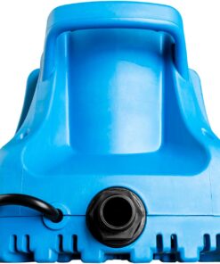 Little Giant APCP-1700 115-Volt, 1/3 HP, 1745 GPH, Automatic, Submersible, Swimming Pool Cover Pump with 25-Ft. Cord, Light Blue, 577301