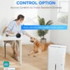 Midea 4,500 Sq. Ft.Dehumidifier for Basement, With Reusable Air Filter 50 Pint - Ideal For Basements, Large & Medium Sized Rooms, And Bathrooms (White)