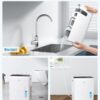 Midea 5,500 Sq. Ft Dehumidifier for Basement, 60 Pint dehumidifier with pump, APP & Alexa Smart Control, 2.64 Gallon Water Tank, Intelligent Humidity Control, Ideal for Home, Basement, Garage