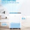 Midea 5,500 Sq. Ft Dehumidifier for Basement, 60 Pint dehumidifier with pump, APP & Alexa Smart Control, 2.64 Gallon Water Tank, Intelligent Humidity Control, Ideal for Home, Basement, Garage