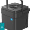 Midea Cube 35 Pint Dehumidifier for Basement and Rooms at Home for up to 3,500 Sq. Ft., Smart Control, Compatible with Alexa (Grey), Drain Hose Included