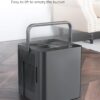 Midea Cube 35 Pint Dehumidifier for Basement and Rooms at Home for up to 3,500 Sq. Ft., Smart Control, Compatible with Alexa (Grey), Drain Hose Included