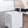 Midea Cube 50 Pint Dehumidifier for Basement and Rooms at Home for up to 4,500 Sq. Ft., Built-in Pump, Drain Hose Included, Smart Control, Works with Alexa (White)