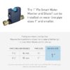 Moen Flo Smart Water Monitor 1-in to 1-1/4-in Indoor/Outdoor Smart Compatible Water leak detector with Automatic Shut-off Valve ( 1 -Pack)