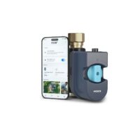 Moen Flo Smart Water Monitor 1-in to 1-1/4-in Indoor/Outdoor Smart Compatible Water leak detector with Automatic Shut-off Valve ( 1 -Pack)