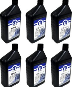 Mopar 68218057AB ATF+4 Automatic Transmission Fluid, 1 Quart (6 Pack)