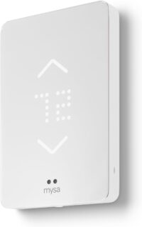 Mysa Smart Thermostat for Electric Baseboard Heaters 240V | Remote Control with 100% Free APP | Easy Install | HomeKit, Alexa, Google Home | Wi-Fi Programmable | Temp. & Humidity Alerts