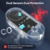 NICGOL Upgraded Natural Gas Leak Detector & Carbon Monoxide Detectors - 4 in 1 Natural, Propane, Co and Gas Detector -Carbon Monoxide Detectors Plug in -Temperature & Humidity for Home, RV (3 Packs) NICGOL Upgraded Natural Gas Leak Detector & Carbon Monoxide Detectors - 4 in 1 Natural, Propane, Co and Gas Detector -Carbon Monoxide Detectors Plug in -Temperature & Humidity for Home, RV (3 Packs)