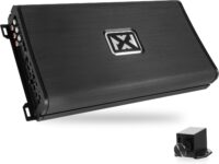NVX VAD11005 v2 Model 5-Channel Class D Amplifier 2200W Peak, 1100W RMS, 2 4-ohm Stable, High Low Pass X-Over, Bass Boost, Remote Subwoofer Bass Knob, for Car Truck Marine UTV Motorcycle (VAD11005v2)