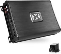 NVX VAD17001v2 3400W Peak 1700W RMS Class D Monoblock Amplifier – Marine Certified, Bass Remote, 1 2 4-Ohm Stable, Car Marine UTV Truck Audio