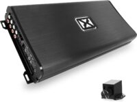 NVX VAD22008 v2 Model 8-Channel Marine/Powersports Amplifier – 2200W RMS Full-Range Class D, 2-Ohm Stable Car Audio Amp with Bass Knob, High-Level Inputs, and Conformal Coated PCB (VAD22008v2)