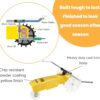 Nelson Rain Train 13,500 Square Feet Cast Iron Outdoor Lawn Traveling Water Sprinkler for Yard, and Garden, with Auto Shut Off, Yellow
