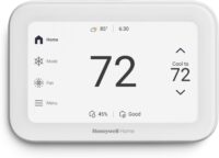 New Honeywell Home X8S Smart Thermostat with Video Doorbell Compatibility, IAQ Control, and Customizable Touchscreen Display, White