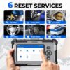 OBD2 Scanner TOPDON AD500, Oil SAS Throttle TPMS BMS EPB Reset, Engine ABS SRS Transmission, Diagnostic Scan Tool, AutoVIN, Car Check Engine Code Reader with Battery Test, Lifetime Wi-Fi Free Update