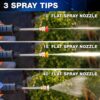 Ontel Turbo Jet HydroX5 Pro Portable Cordless Pressure Washer (21V 3000mAh Battery), 6-in-1 Nozzle, Dual Water Source, 16ft Detachable Hose