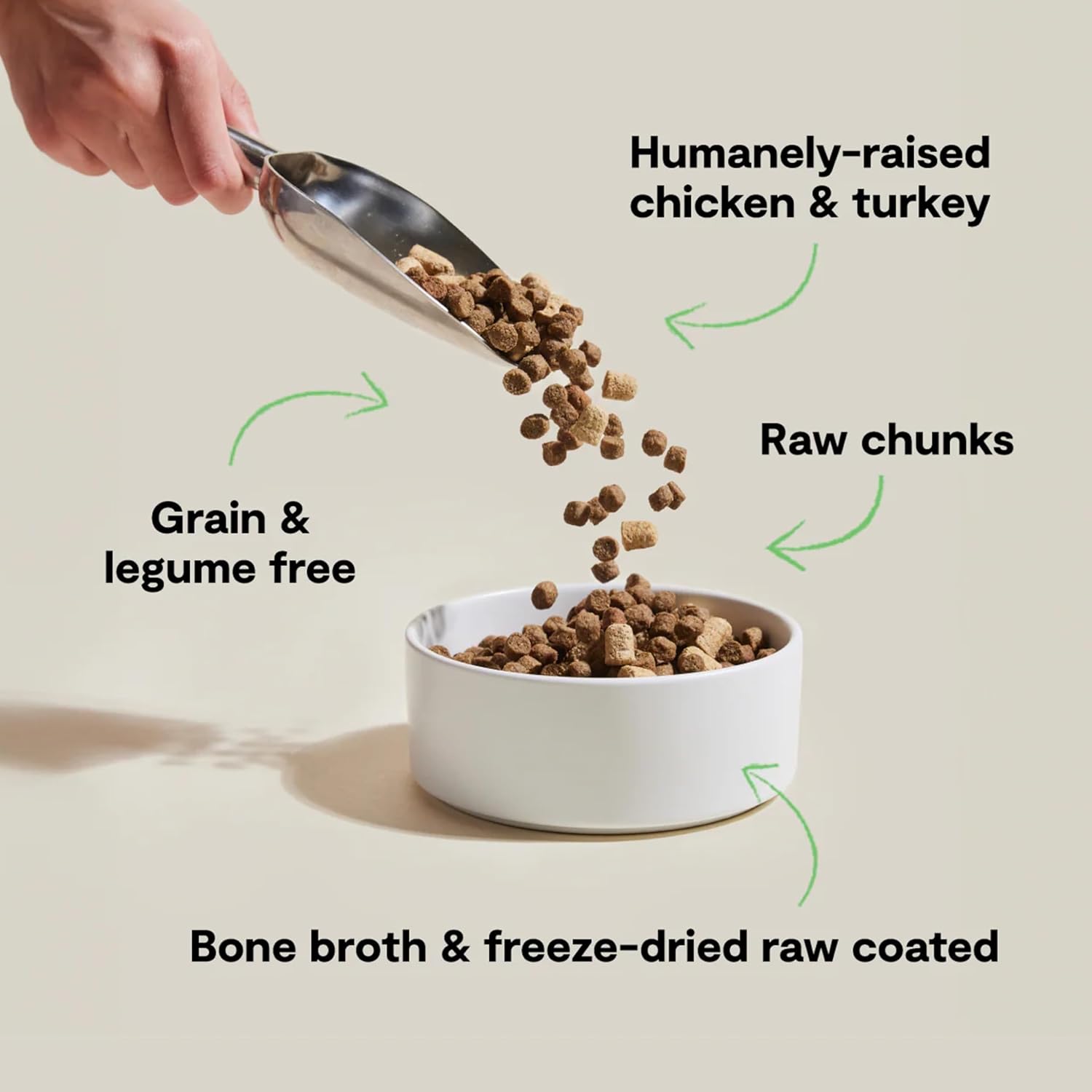 Open Farm, RawMix Grain-Free Dry Dog Food, Protein-Packed Kibble Coated in Bone Broth with Freeze Dried Raw Chunks, Chicken & Turkey, Open Prairie Recipe, 20lb Bag1 Open Farm, RawMix Grain-Free Dry Dog Food, Protein-Packed Kibble Coated in Bone Broth with Freeze Dried Raw Chunks, Chicken & Turkey, Open Prairie Recipe, 20lb Bag