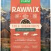 Open Farm, RawMix Grain-Free Dry Dog Food, Protein-Packed Kibble Coated in Bone Broth with Freeze Dried Raw Chunks, Pollock Beef & Salmon, Tide & Terrain Recipe, 20lb Bag