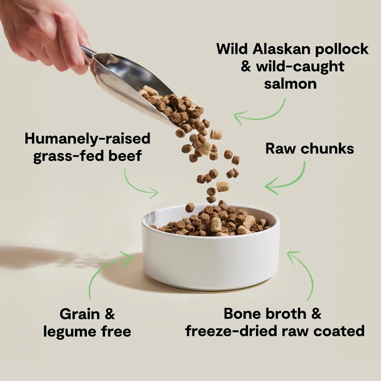 Open Farm, RawMix Grain-Free Dry Dog Food, Protein-Packed Kibble Coated in Bone Broth with Freeze Dried Raw Chunks, Pollock Beef & Salmon, Tide & Terrain Recipe, 20lb Bag1 Open Farm, RawMix Grain-Free Dry Dog Food, Protein-Packed Kibble Coated in Bone Broth with Freeze Dried Raw Chunks, Pollock Beef & Salmon, Tide & Terrain Recipe, 20lb Bag