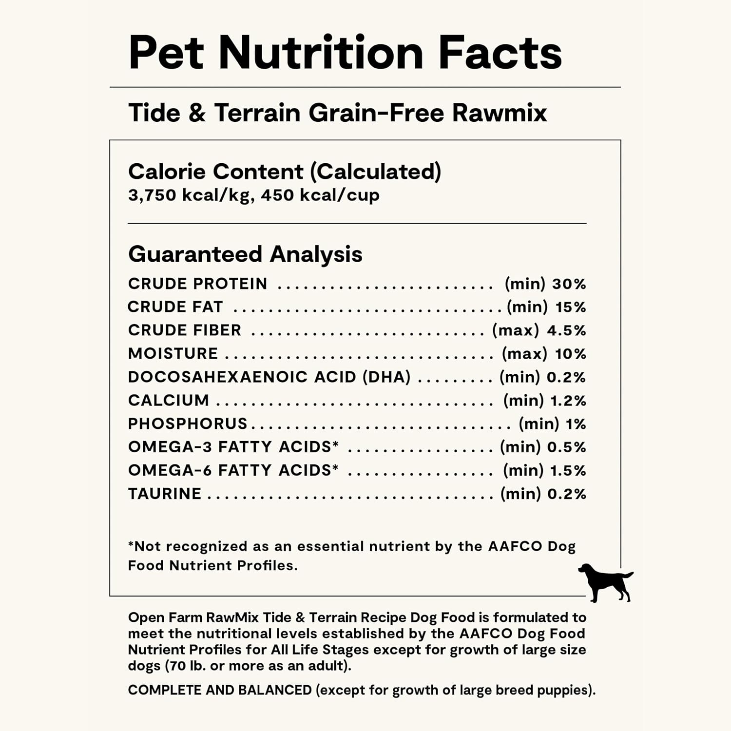 Open Farm, RawMix Grain-Free Dry Dog Food, Protein-Packed Kibble Coated in Bone Broth with Freeze Dried Raw Chunks, Pollock Beef & Salmon, Tide & Terrain Recipe, 20lb Bag45 Open Farm, RawMix Grain-Free Dry Dog Food, Protein-Packed Kibble Coated in Bone Broth with Freeze Dried Raw Chunks, Pollock Beef & Salmon, Tide & Terrain Recipe, 20lb Bag