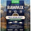 Open Farm, RawMix Grain-Free Dry Dog Food, Protein-Packed Kibble Coated in Bone Broth with Freeze Dried Raw Chunks, Salmon Whitefish & Rockfish, Wild Ocean Recipe, 20lb Bag