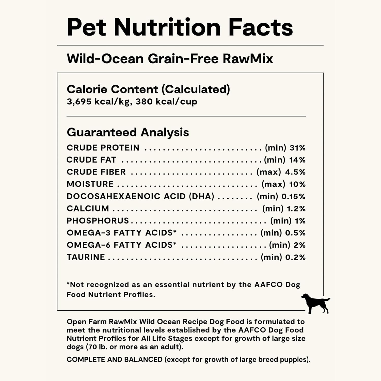 Open Farm, RawMix Grain-Free Dry Dog Food, Protein-Packed Kibble Coated in Bone Broth with Freeze Dried Raw Chunks, Salmon Whitefish & Rockfish, Wild Ocean Recipe, 20lb Bag36 Open Farm, RawMix Grain-Free Dry Dog Food, Protein-Packed Kibble Coated in Bone Broth with Freeze Dried Raw Chunks, Salmon Whitefish & Rockfish, Wild Ocean Recipe, 20lb Bag