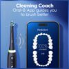 Oral-B Rechargeable Electric Toothbrush, iO5 Customizable Clean, 5 Cleaning Modes, Visual Pressure Sensor to Protect Gums, Travel Case, Black