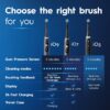 Oral-B Rechargeable Electric Toothbrush, iO5 Customizable Clean, 5 Cleaning Modes, Visual Pressure Sensor to Protect Gums, Travel Case, White