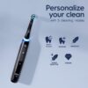 Oral-B Rechargeable Electric Toothbrush, iO5 Customizable Clean, 5 Cleaning Modes, Visual Pressure Sensor to Protect Gums, Travel Case, White