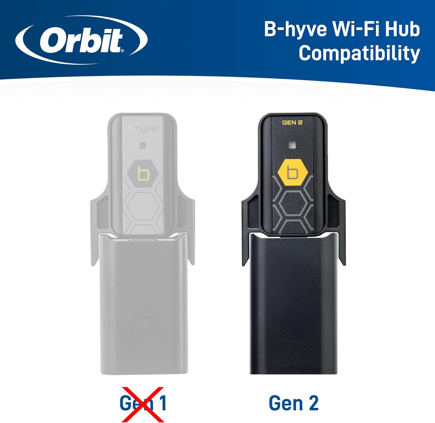 Orbit 21207 B-hyve Gen 2 Smart Hose Watering Timer, 4-Pack with Wi-Fi Hub and Hose Y Splitter Orbit 21207 B-hyve Gen 2 Smart Hose Watering Timer, 4-Pack with Wi-Fi Hub and Hose Y Splitter - Image 3