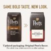 Peet's Coffee, Dark Roast Ground Coffee, 100% Arabica Coffee - Major Dickason's Blend 63 Ounces (6 Bags of 10.5 Ounces)