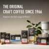 Peet's Coffee, Dark Roast Ground Coffee, 100% Arabica Coffee - Major Dickason's Blend 63 Ounces (6 Bags of 10.5 Ounces)