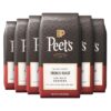 Peet's Coffee, Dark Roast Ground Coffee - French Roast 63 Ounces (6 Bags of 10.5 Ounces)