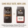 Peet's Coffee, Dark Roast Ground Coffee - French Roast 63 Ounces (6 Bags of 10.5 Ounces)
