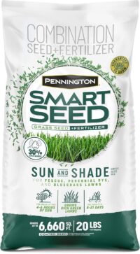 Pennington Smart Seed Sun and Shade Grass Mix 20 lb, Black Label