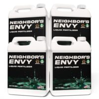 PetraMax Neighbor’s Envy Grass Fertilizer for Lawn & Garden, 4 Gallon Covers up to 64,000 sq.ft. 7-in-1 Liquid Lawn Fertilizer Concentrate for Deep Green Turf - Includes Nitrogen/Iron/Humic/Sea Kelp