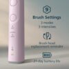 Philips Sonicare 6500 Series Electric Toothbrush - Next-Generation Sonicare Technology, Pressure Sensor, 9 Brushing Settings, SmarTimer, BrushPacer, 21-Day Runtime, Travel Case, Light Pink, HX7412/05