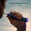 Philips Sonicare 6500 Series Electric Toothbrush - Next-Generation Sonicare Technology, Pressure Sensor, 9 Brushing Settings, SmarTimer, BrushPacer, 21-Day Runtime, Travel Case, Navy Blue, HX7413/07