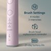 Philips Sonicare 7300 Series Electric Toothbrush - Next-Generation Sonicare Technology, Pressure Sensor, 12 Brushing Settings, SmarTimer, 21-Day Runtime, Travel Case, Light Pink, HX7422/04