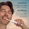Philips Sonicare 7300 Series Electric Toothbrush - Next-Generation Sonicare Technology, Pressure Sensor, 12 Brushing Settings, SmarTimer, 21-Day Runtime, Travel Case, Light Pink, HX7422/04