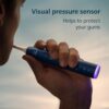 Philips Sonicare 7300 Series Electric Toothbrush - Next-Generation Sonicare Technology, Pressure Sensor, 12 Brushing Settings, SmarTimer, 21-Day Runtime, Travel Case, Navy Blue, HX7423/05