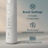 Philips Sonicare 7300 Series Electric Toothbrush - Next-Generation Sonicare Technology, Pressure Sensor, 12 Brushing Settings, SmarTimer, BrushPacer, 21-Day Runtime, Travel Case, White, HX7420/07