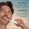 Philips Sonicare 7300 Series Electric Toothbrush - Next-Generation Sonicare Technology, Pressure Sensor, 12 Brushing Settings, SmarTimer, BrushPacer, 21-Day Runtime, Travel Case, White, HX7420/07