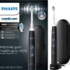 Philips Sonicare ProtectiveClean 5100 Rechargeable Electric Toothbrush, with Pressure Sensor, 3 Cleaning Modes, SmarTimer and QuadPacer, 14-Day Battery Life, Travel Case, Black, Model HX6850/60
