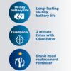 Philips Sonicare ProtectiveClean 5100 Rechargeable Electric Toothbrush, with Pressure Sensor, 3 Cleaning Modes, SmarTimer and QuadPacer, 14-Day Battery Life, Travel Case, Black, Model HX6850/60