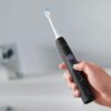 Philips Sonicare ProtectiveClean 5300 Rechargeable Electric Toothbrush, with Pressure Sensor, 3 Cleaning Modes, SmarTimer and QuadPacer, with 2 Bonus Brush Heads, Travel Case, Black, Model HX6423/34