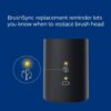 Philips Sonicare ProtectiveClean 5300 Rechargeable Electric Toothbrush, with Pressure Sensor, 3 Cleaning Modes, SmarTimer and QuadPacer, with 2 Bonus Brush Heads, Travel Case, Black, Model HX6423/34