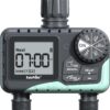 RAINPOINT Water Timer for Garden Hose - 2 Zone Sprinkler Timer with Rain Delay/Manual Watering/Automatic Irrigation for Yard Lawn