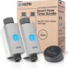 Rachio Smart Hose Timer (2 Valves + 1 WiFi Hub) – App-Controlled Outdoor Faucet Timer, Quick Install & Scheduling, Expandable System
