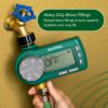 Rain Bird 1ZEHTMRP Premium Professional Grade Electronic Digital Hose End Timer/Controller, One Zone/Station, Battery Operated, Digital with Brass Inlet/Outlet Rain Bird 1ZEHTMRP Premium Professional Grade Electronic Digital Hose End Timer/Controller, One Zone/Station, Battery Operated, Digital with Brass Inlet/Outlet